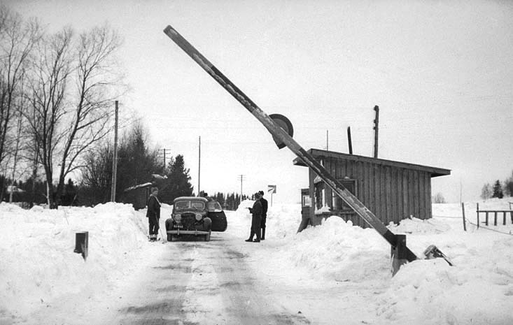 Siuntion raja - Sjundeå gräns - Siuntio border 1956